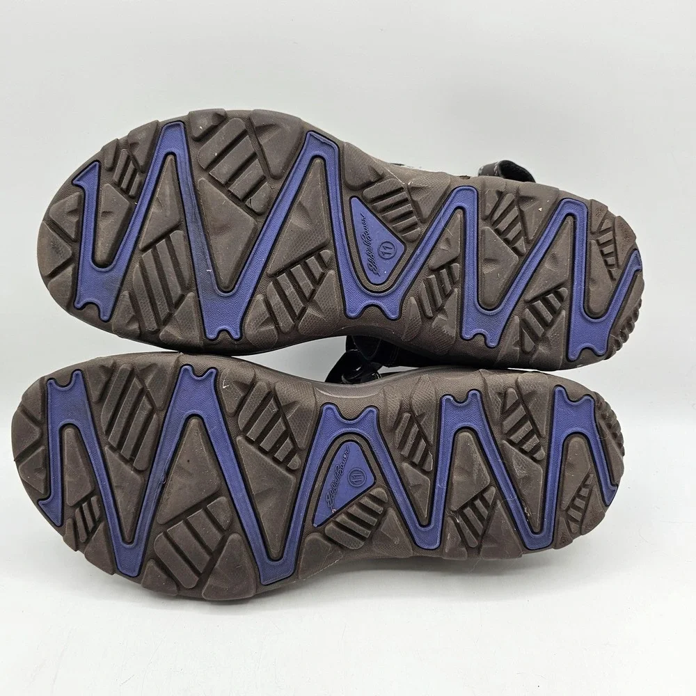 Eddie Bauer Sandals Shoes Mens Size‎ 11 Brown Hook & Loop Adjustable Comfort